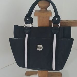 Tyler Roden black white satchel